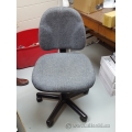 Grey Adjustable Rolling Steno Task Chair